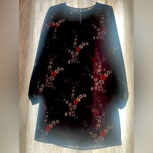 Lantern Sleeve Mini Dress H&M